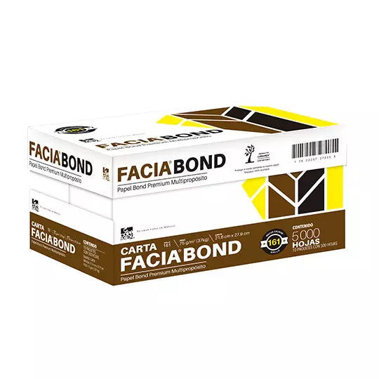 Caja Papel Bond Facia Carta