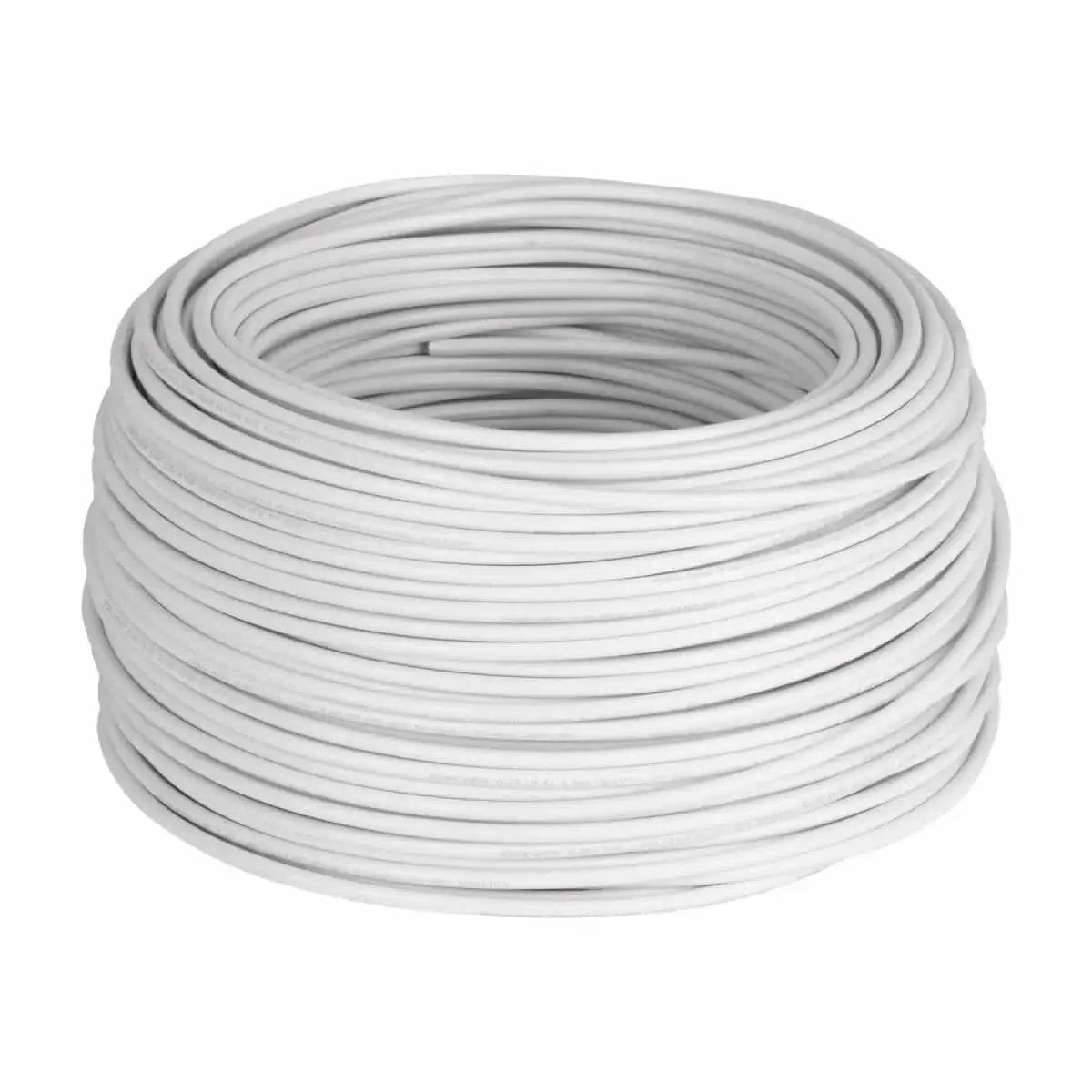 Rollo de 100 m de Cable THHW-LS 10 AWG Blanco Volteck
