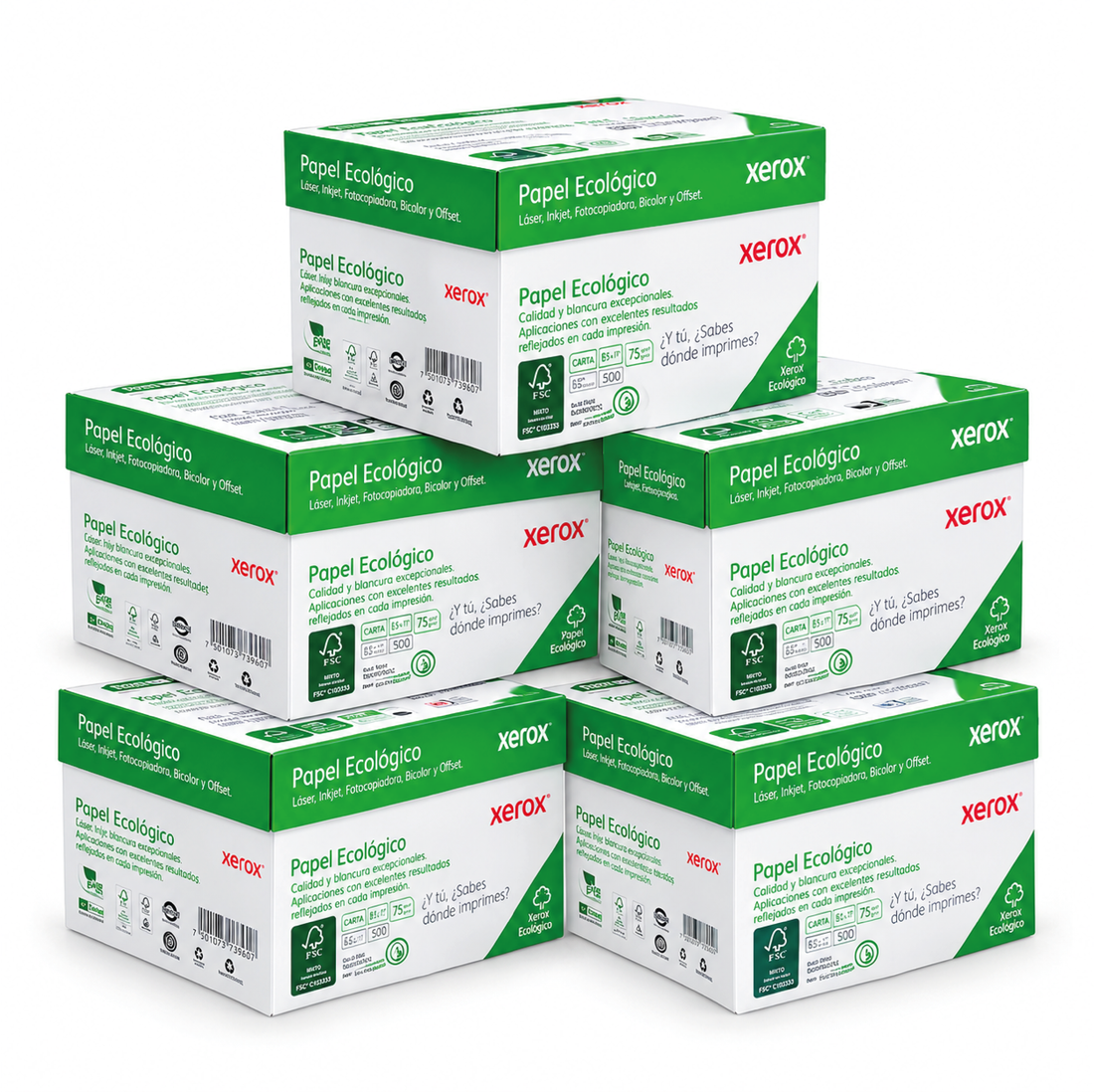 Caja Papel Bond Carta Xerox